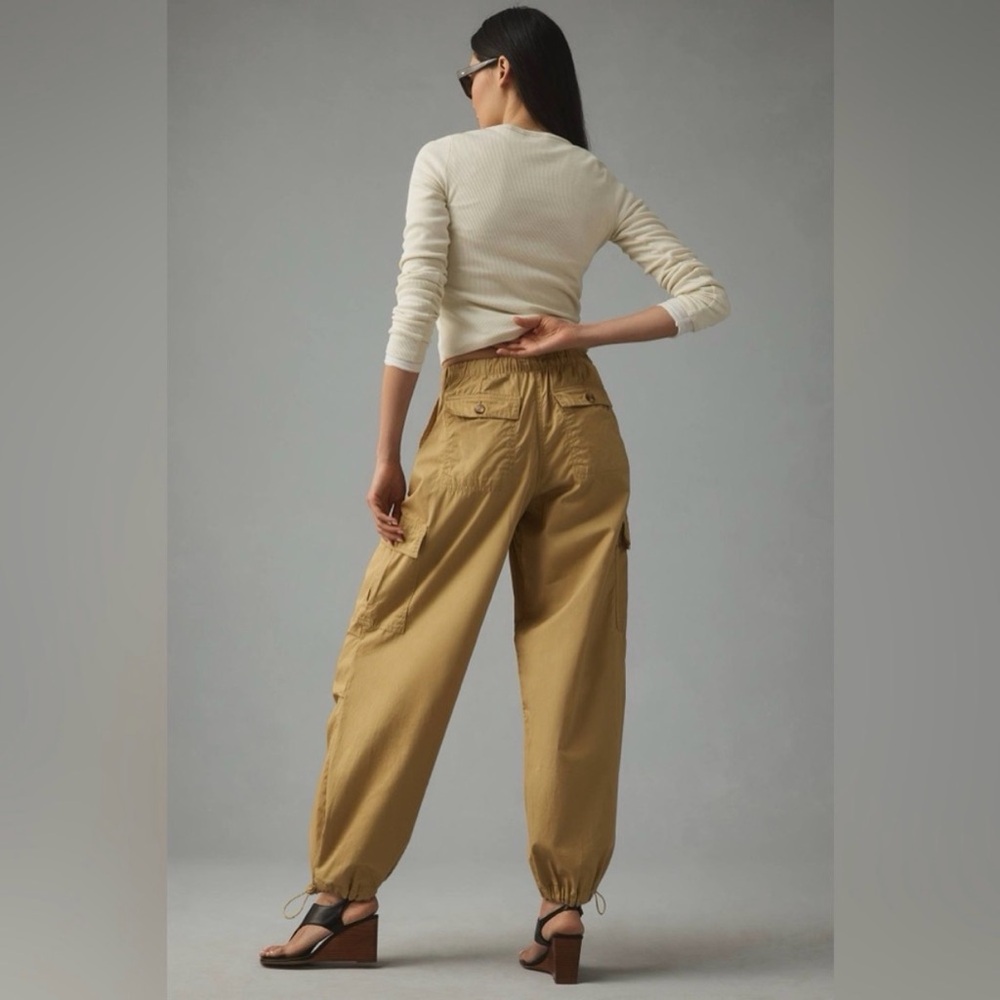 Avec Les Filles Tan Cargo Pants Size Medium NWT